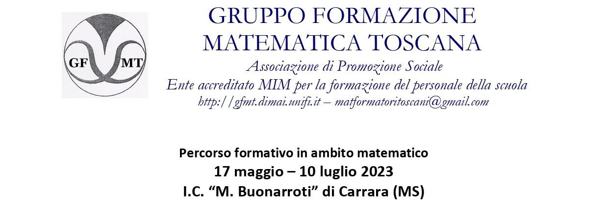 Percorso formativo in ambito matematico GFMT