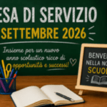 Presa di servizio in data 01 09 2026 del personale Docente e Ata